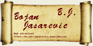 Bojan Jašarević vizit kartica